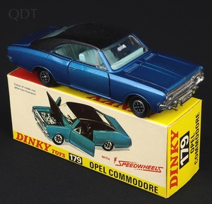 Dinky toys 179 opel commodore hh173 front