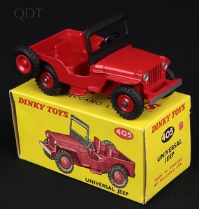 Dinky toys 405 universal jeep hh175 front