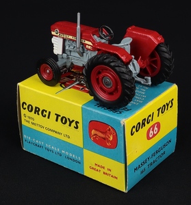 Corgi toys 66 massey ferguson tractor hh185 back