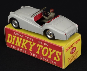 Dinky toys 105 triumph tr2 sports hh193 back