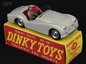 Dinky toys 105 triumph tr2 sports hh193 front