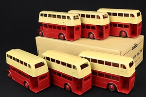 Trade box dinky 29c double deck bus hh211 back