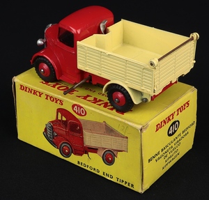 Dinky toys 410 bedford end tipper hh213 back