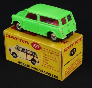 Dinky toys 197 morris mini traveller hh216 back