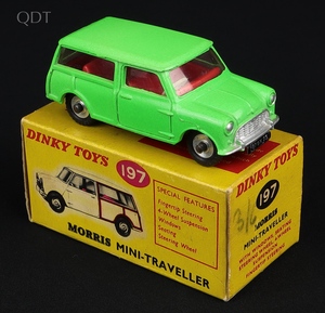 Dinky toys 197 morris mini traveller hh216 front