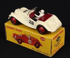 Dinky toys 108 mg midget sports hh218 back