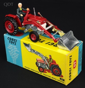 Corgi toys 69 massey ferguson 165 tractor with shovel hh220