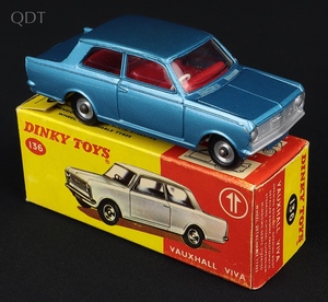 Dinky toys 136 vauxhall viva hh225 front