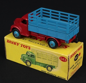 Dinky toys 343 farm produce wagon hh248 back