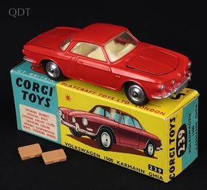 Corgi toys 239 vw karmann ghia hh274 front