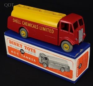 Dinky toys 591 aec tanker shell chemicals limited hh275 front