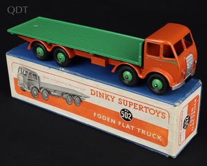 Dinky supertoys 502 foden flat truck hh278 front