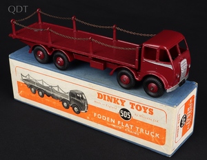 Dinky toys 505 foden chains 1st hh288 front