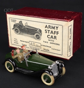 Britains 1448 army staff car hh294 front