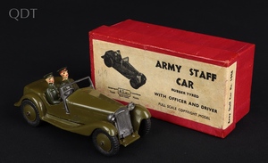 Britains 1448 army staff car hh315 front