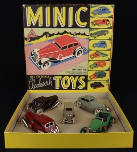 Tri ang minic gift set no. 1 clockwork cars hh319