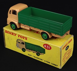 Dinky toys 431 guy warrior 4 ton lorry hh334 back