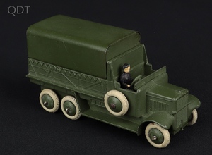 Dinky toys 151b six wheeled covered wagon hh345 front