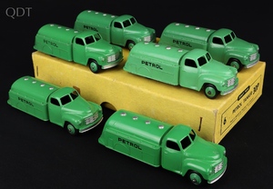 Trade box 6 x dinky 30p petrol tankers hh351 front