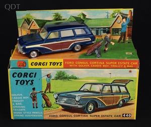 Corgi toys 440 ford consul cortina super estate car golfing t320 front