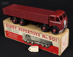 Dinky supertoys 501 foden diesel wagon 1st type hh396 front