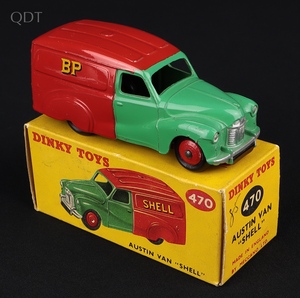 Dinky toys 470 austin van shell hh405 front