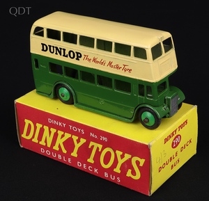 Dinky toys 290 double deck bus dunlop hh406 front