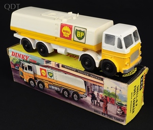 Dinky toys 944 shell bp fuel tanker hh407 front