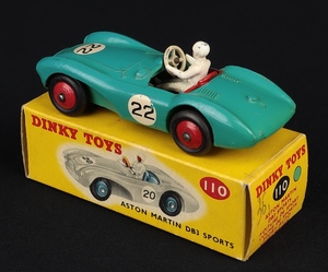 Dinky toys 110 aston martin db3 sports hh413 back