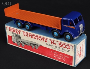 Dinky supertoys 503 foden tailboard hh425 front