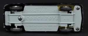 Corgi toys 418 austin taxi hh494 base