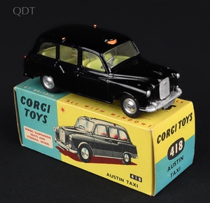 Corgi toys 418 austin taxi hh494 front