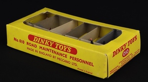 Dinky toys 010 road maintenance personnel hh509 box 1