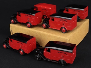 Trade box dinky 34b royal mail vans hh524 back