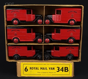 Trade box dinky 34b royal mail vans hh524 front