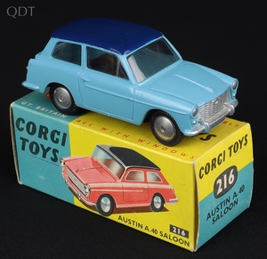 Corgi toys 216 austin a40 saloon hh534 front