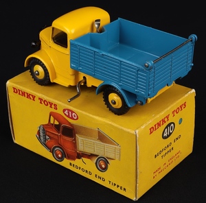 Dinky toys 410 bedford end tipper hh536 back