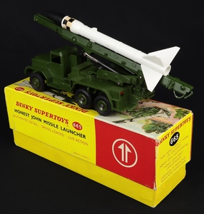 Dinky supertoys 665 honest john missile launcher hh546 back