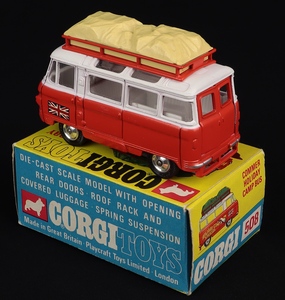 Corgi toys 508 holiday camp commer bus hh563 back