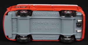 Corgi toys 508 holiday camp commer bus hh563 base