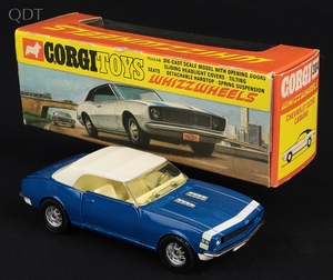 Corgi toys 304 chevrolet camaro hh590 front