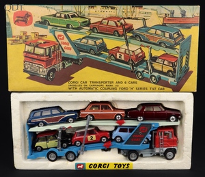 Corgi toys 1 gift 41 car transporter set hh592 front