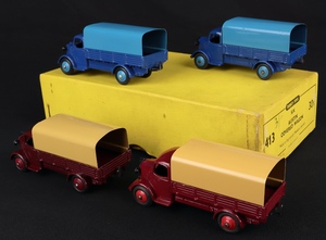 Trade box dinky toys 30s austin covered wagons hh600 back