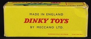 South african dinky toys 148 ford fairlane hh620 box