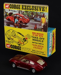 Corgi toys 341 mini marcos gt 850 hh626 back