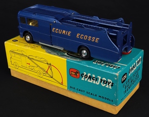 Corgi toys 1126 ecurie ecsse racing car transporter hh625 back