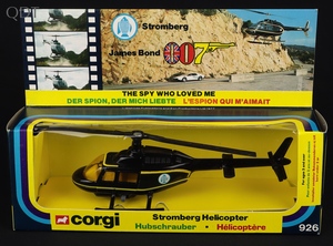 Corgi toys 926 stromberg helicopter hh645 front