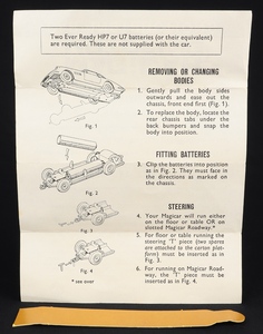 Spot on 905 magicar batmobile hh639 leaflet