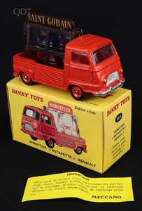 French dinky toys 564 miroitier estafette renault hh658 front