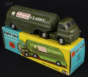 Corgi major toys 1134 army fuel tanker hh660 front